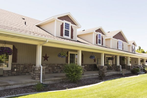 Front porch area of our Pocatello Assisted Living